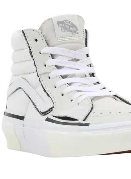 ZAPATILLAS VANS SK8HI RECONSTRUCT BLANCO