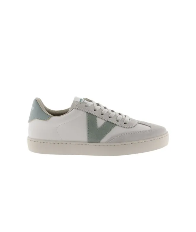 Zapatillas Victoria Berlin Ciclista Efecto Piel & Serraje Jade Mujer