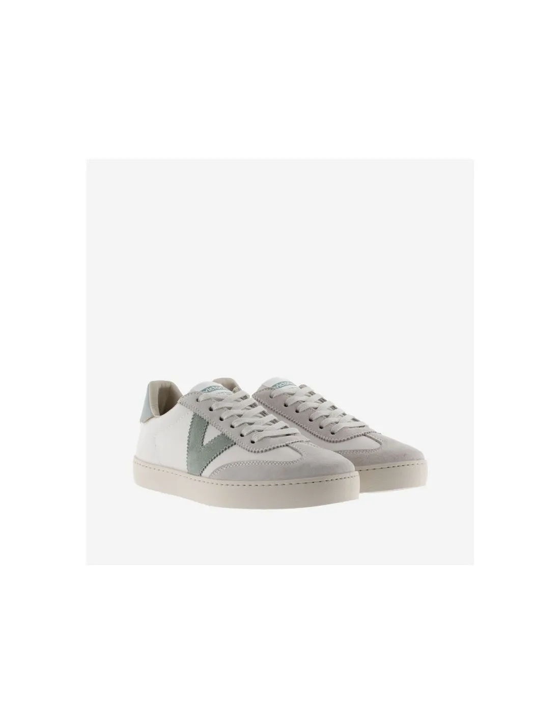 Zapatillas Victoria Berlin Ciclista Efecto Piel & Serraje Jade Mujer