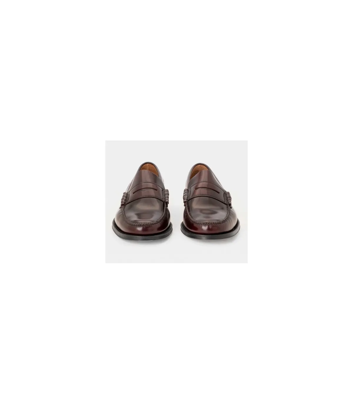 Zapato castellano en florentic burdeos