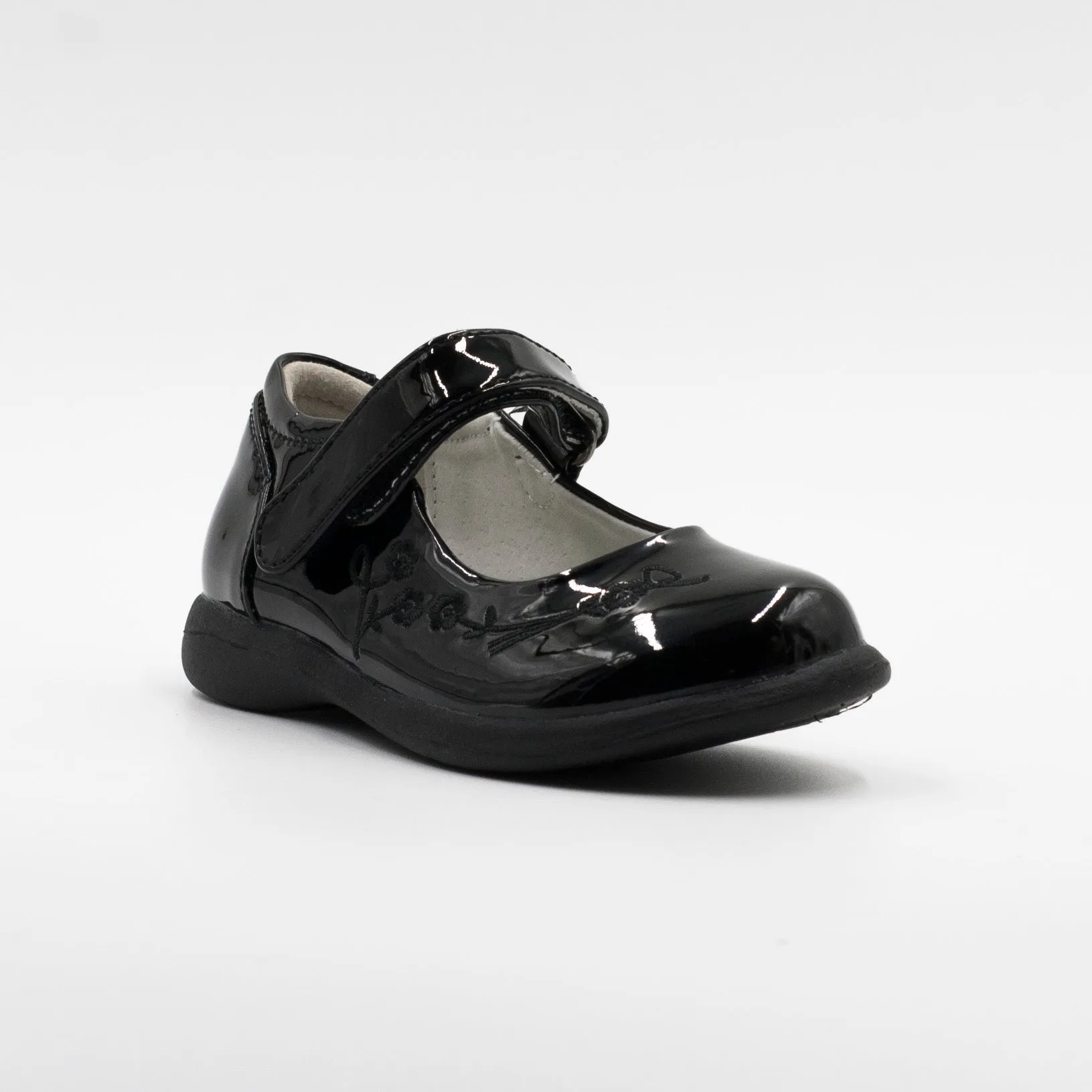 Zapato Charol Bamboo Nia con Velcro