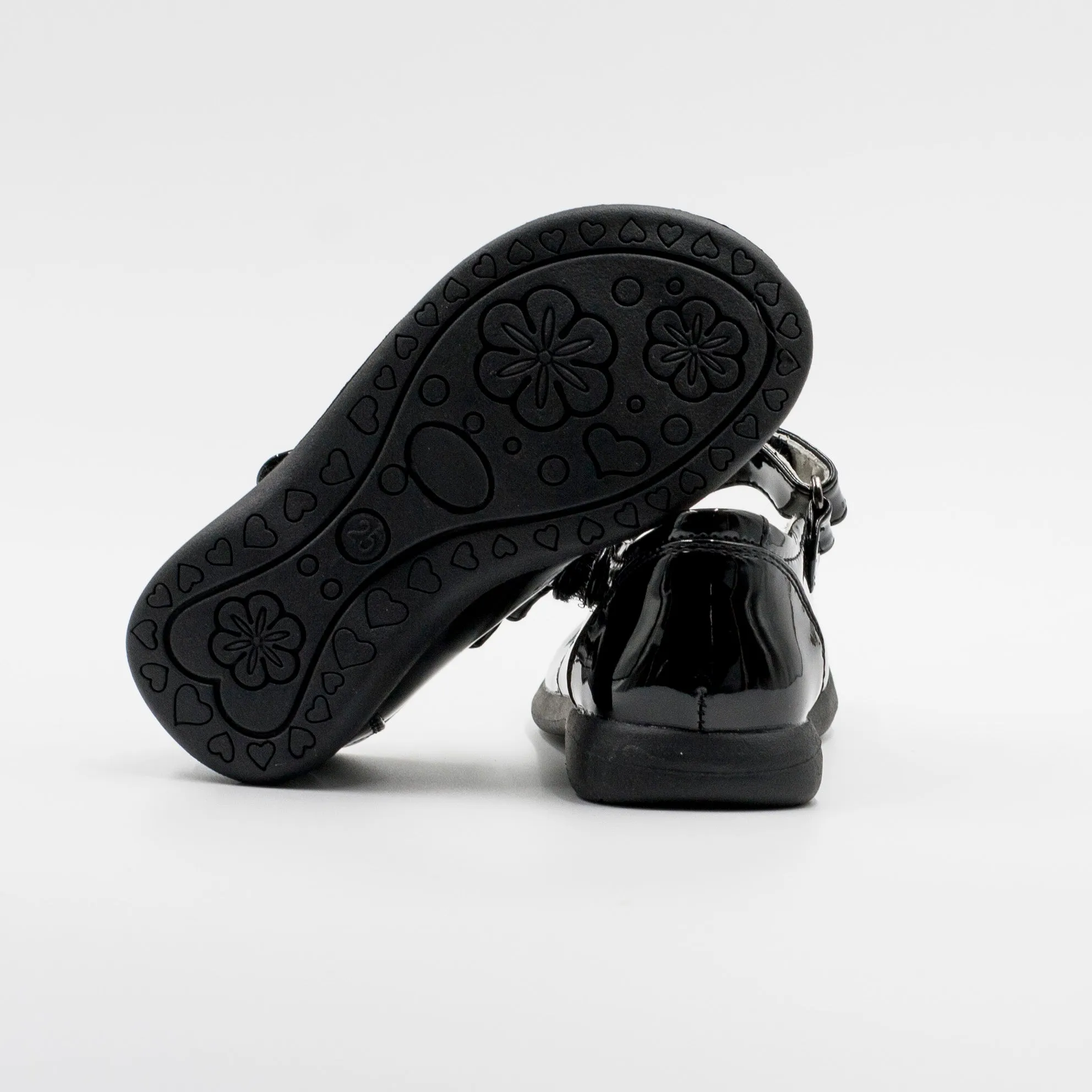 Zapato Charol Bamboo Nia con Velcro
