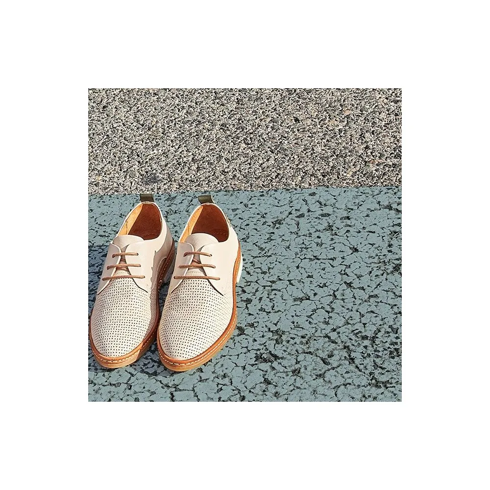 ZAPATO DE CORDóN OUTLET PIKOLINOS SANTANDER W7C BRANDY MARFIL