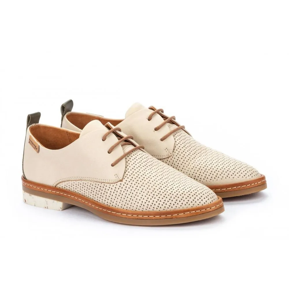 ZAPATO DE CORDóN OUTLET PIKOLINOS SANTANDER W7C BRANDY MARFIL