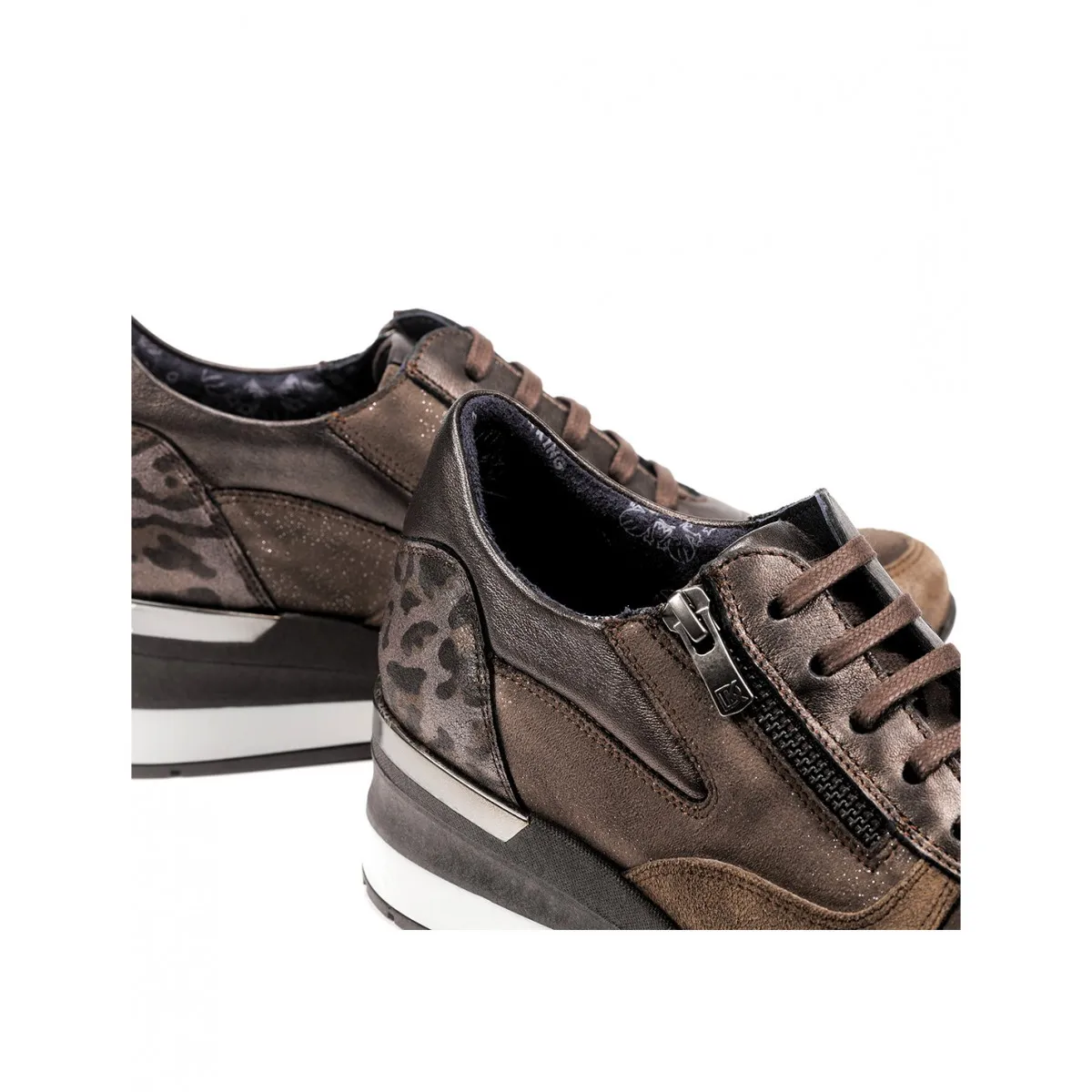 Zapato Deportivo de Mujer Dorking by Fluchos Marrón D8589