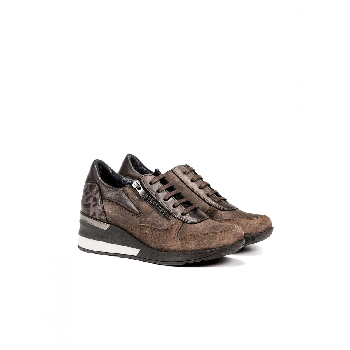 Zapato Deportivo de Mujer Dorking by Fluchos Marrón D8589