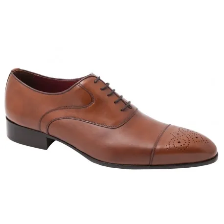 Zapato Hombre estilo Blucher para traje Elegante de Vestir Todo Piel.