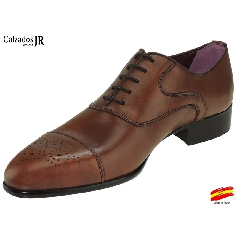 Zapato Hombre estilo Blucher para traje Elegante de Vestir Todo Piel.