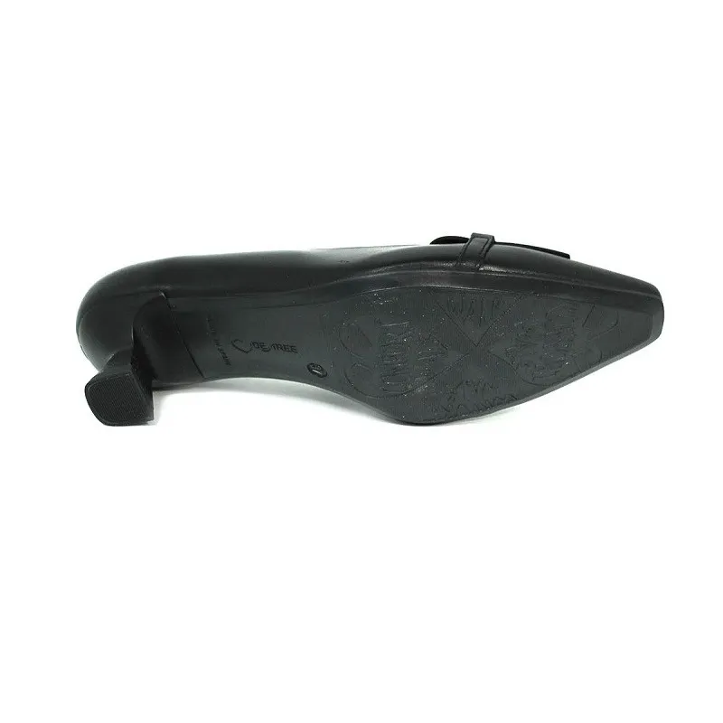 Zapato Solapa Tacón Bajo ELBA10 NEGRO Desireé