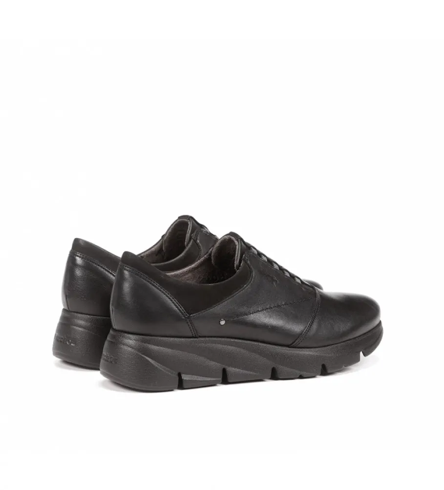 Zapatos de piel Bona F1357 negro