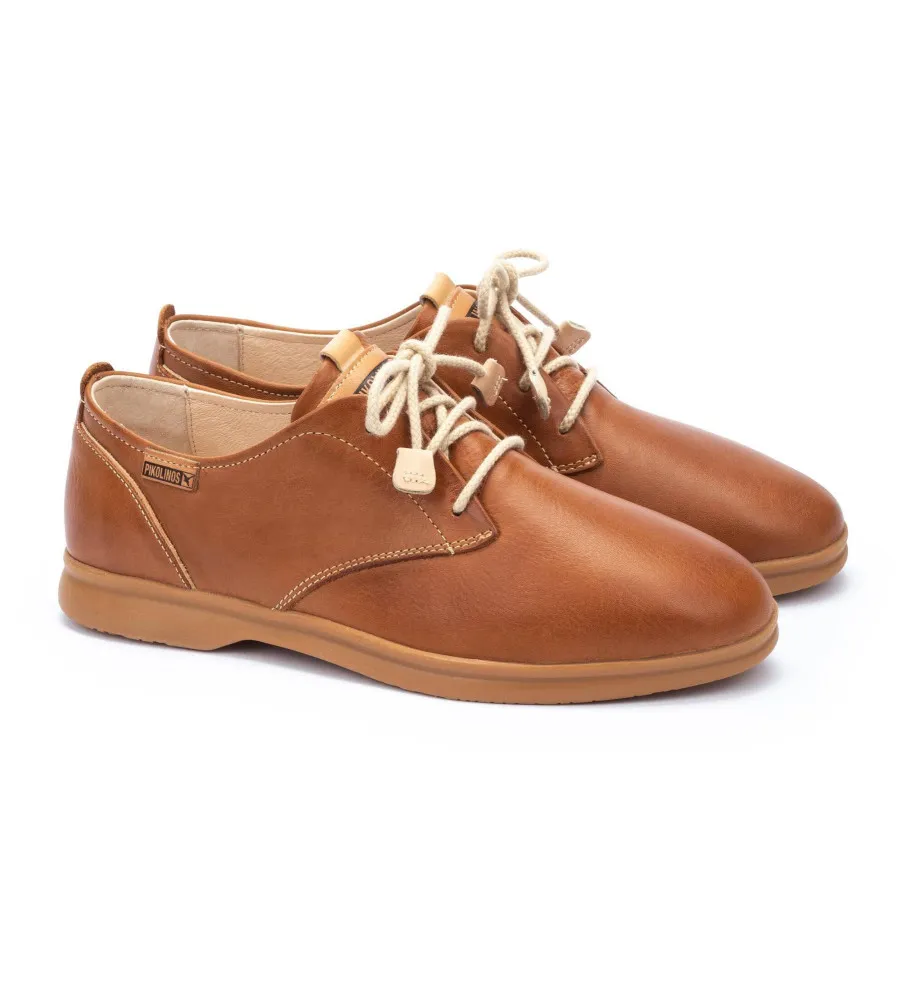 Zapatos de piel Gandia marrón