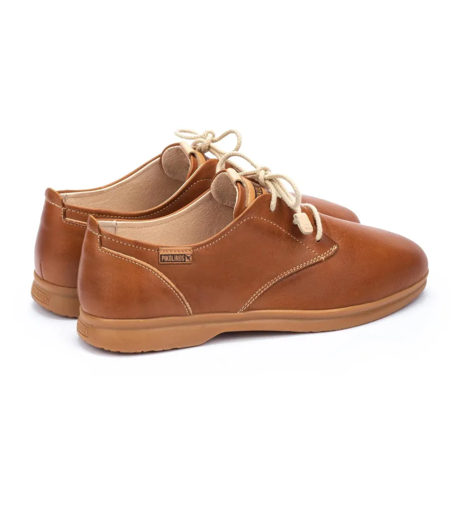 Zapatos de piel Gandia marrón