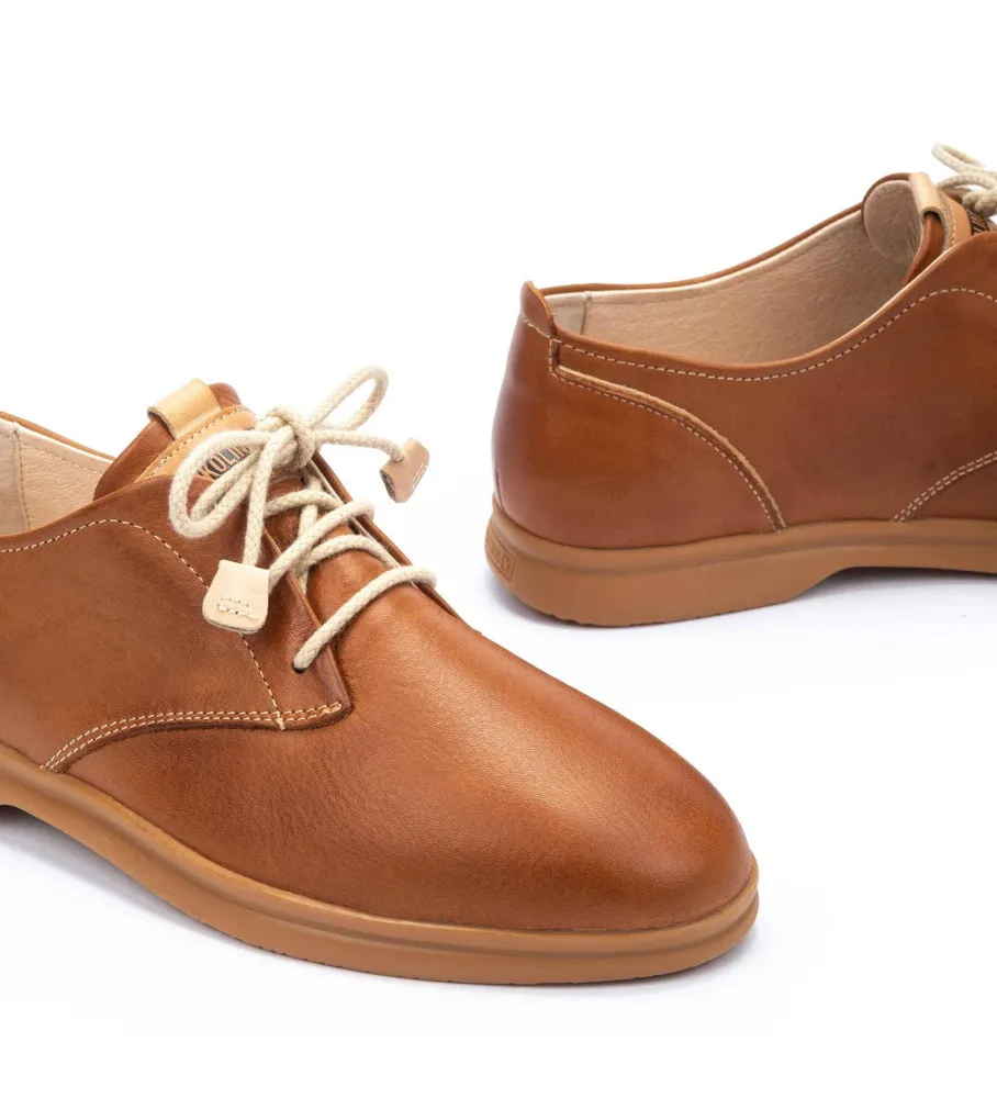 Zapatos de piel Gandia marrón