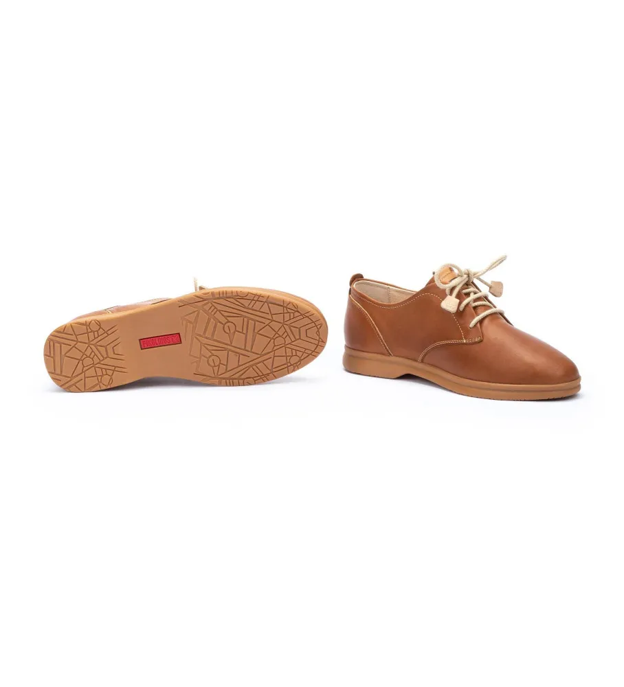 Zapatos de piel Gandia marrón