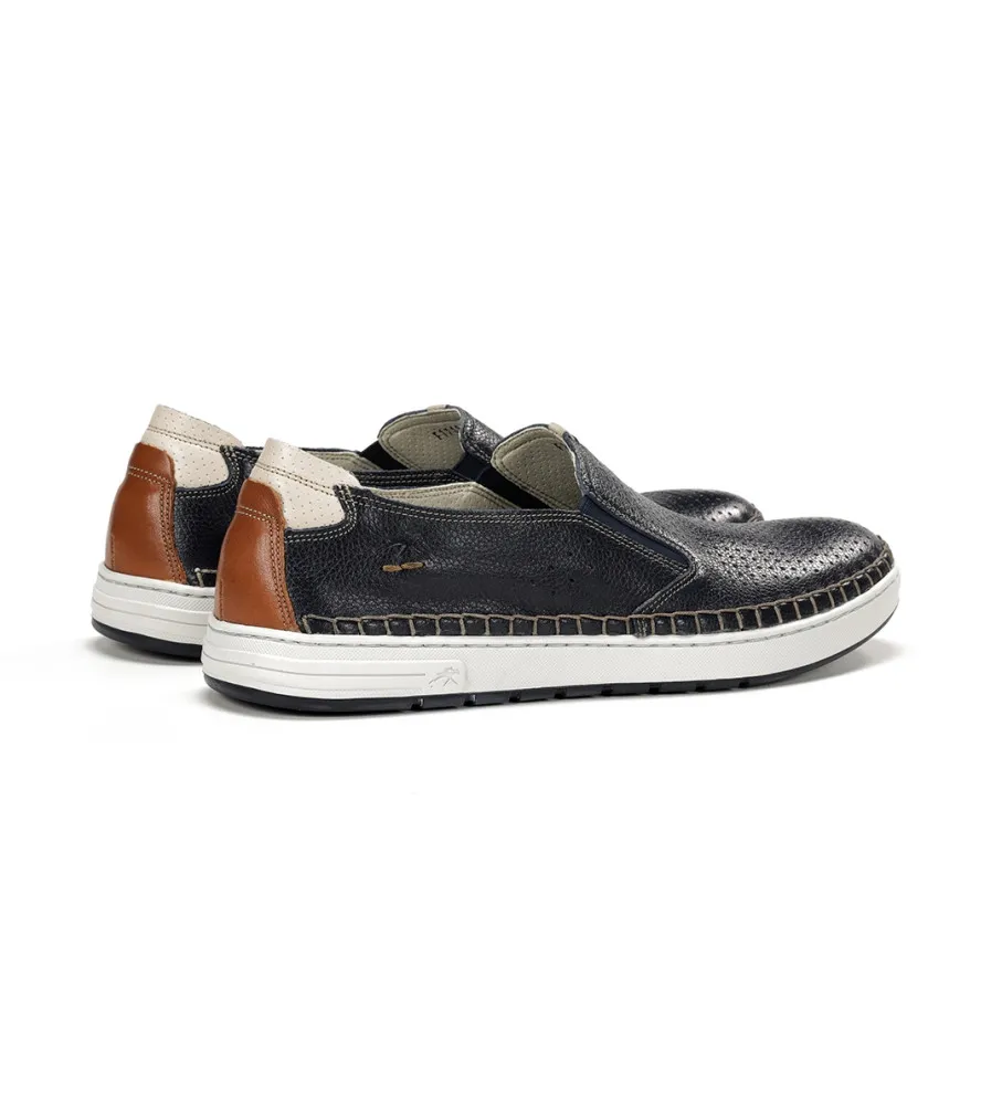 Zapatos de Piel Lester F1715 marino