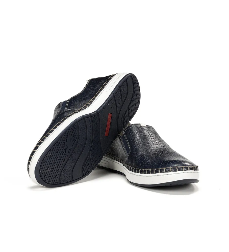 Zapatos de Piel Lester F1715 marino