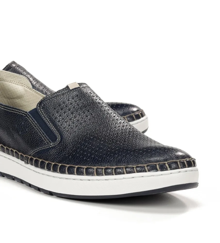 Zapatos de Piel Lester F1715 marino