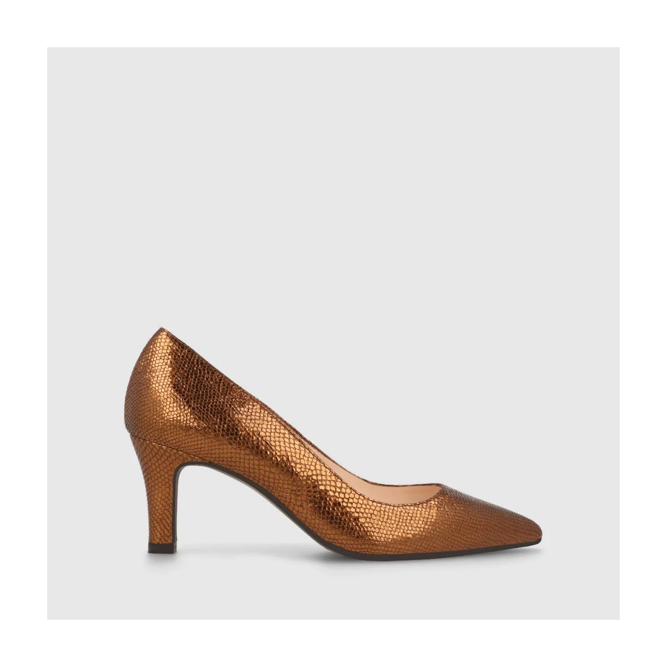 ZAPATOS DE SALÓN DORADOS MAIDEGO