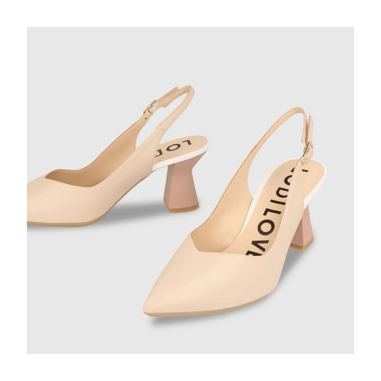 ZAPATOS DE SALÓN NUDE MIL3102