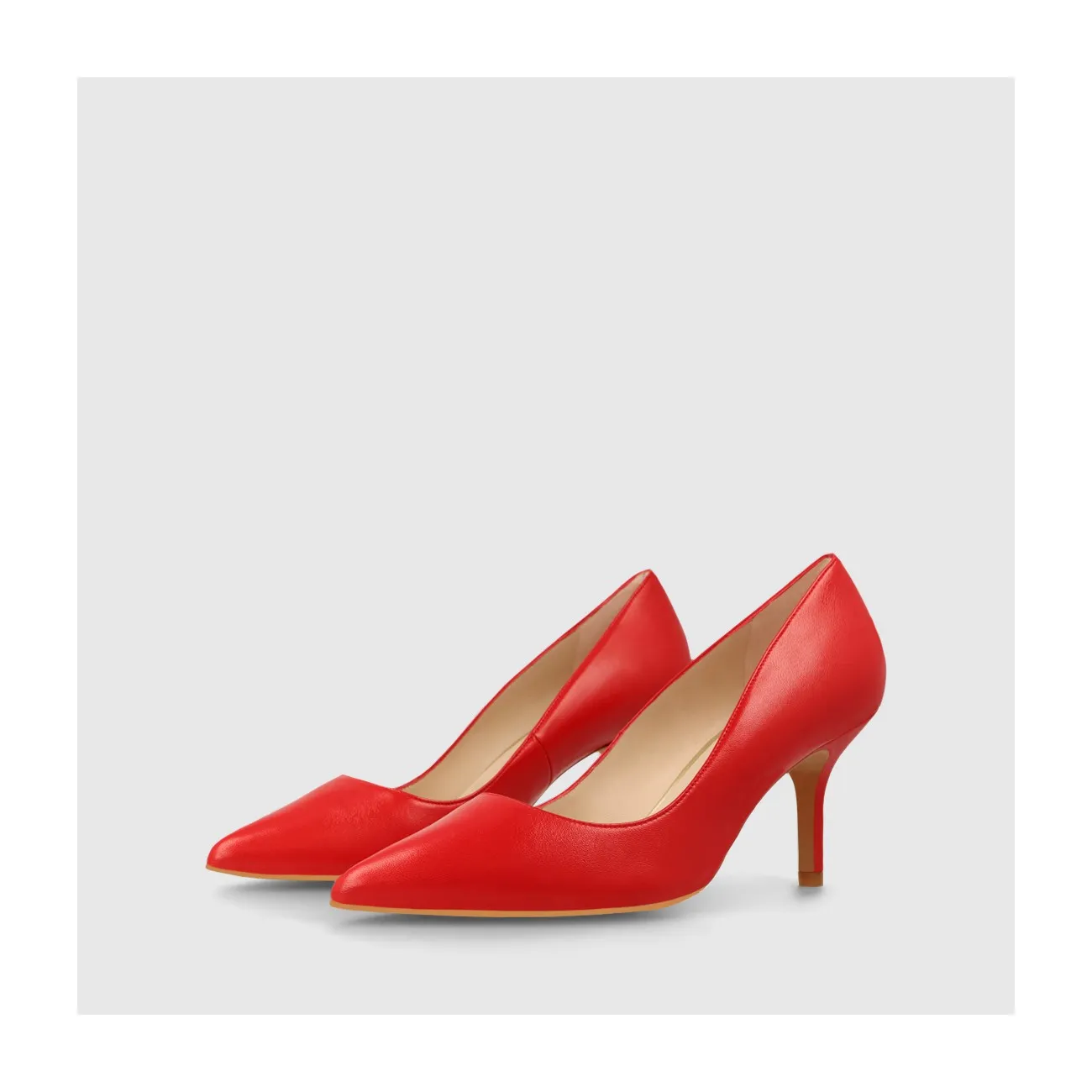 ZAPATOS DE SALÓN ROJOS MONROES