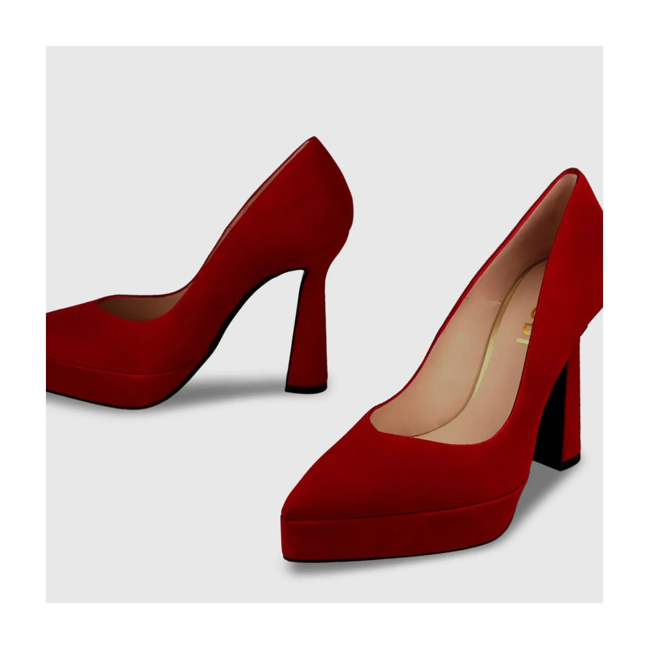 ZAPATOS DE SALÓN ROJOS WANIS