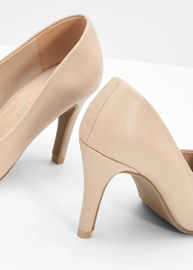 Zapatos de tacón Café con leche