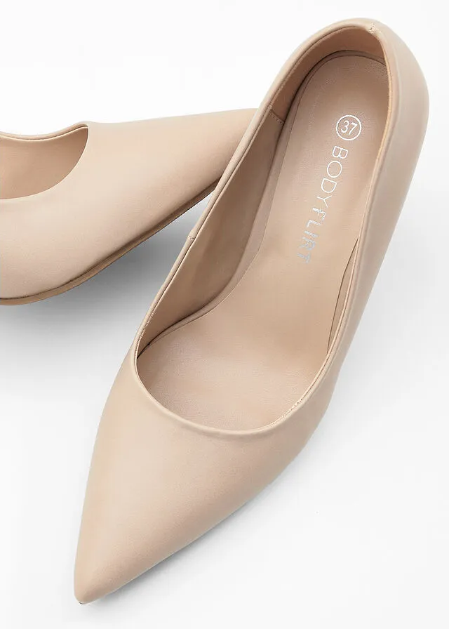 Zapatos de tacón Café con leche