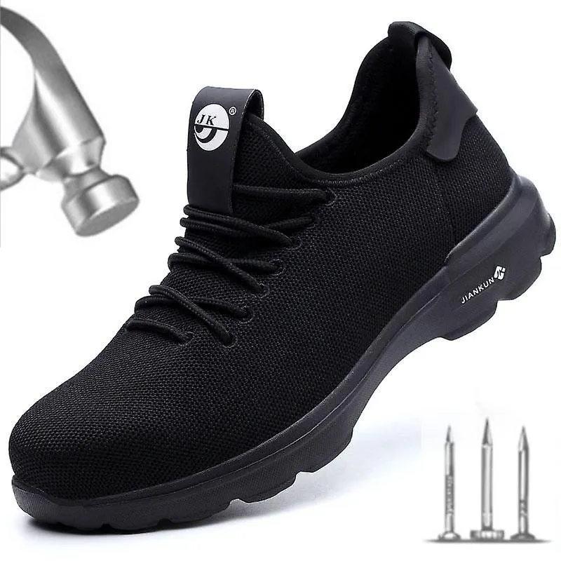 Zapatos de trabajo de seguridad indestructibles, botas de acero a prueba de pinchazos