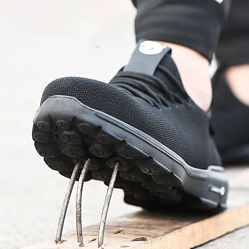 Zapatos de trabajo de seguridad indestructibles, botas de acero a prueba de pinchazos