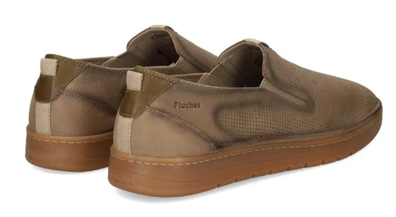 Zapatos Fluchos 1946 piel taupe