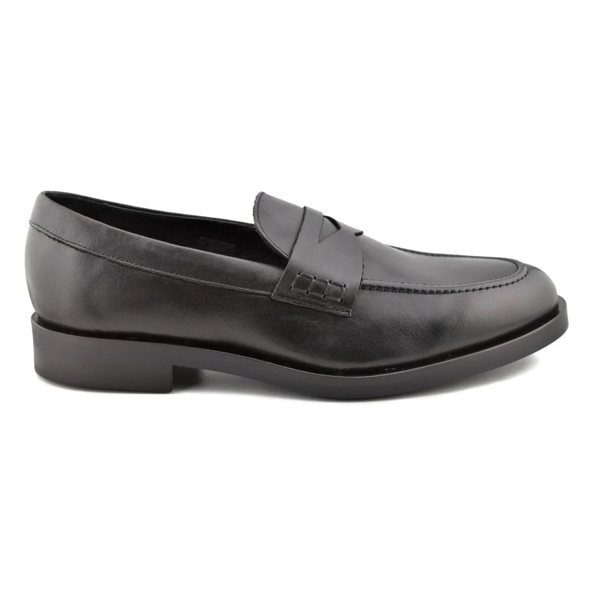 Zapatos Mocasines negros de piel by