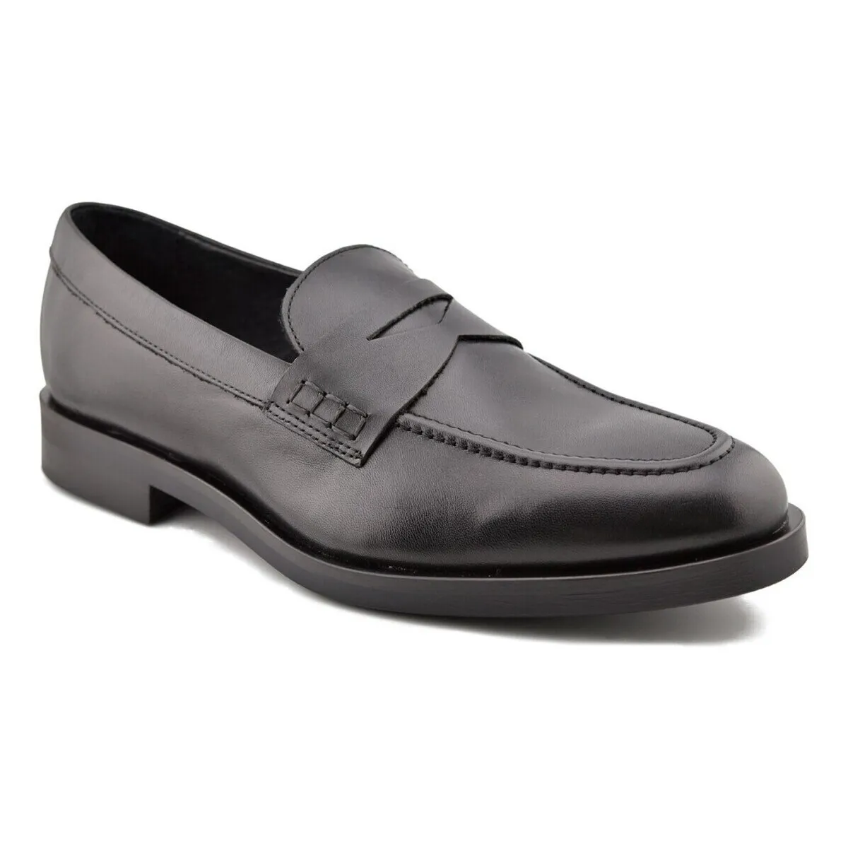 Zapatos Mocasines negros de piel by