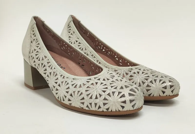 Zapatos Pitillos 5722 piel dorado