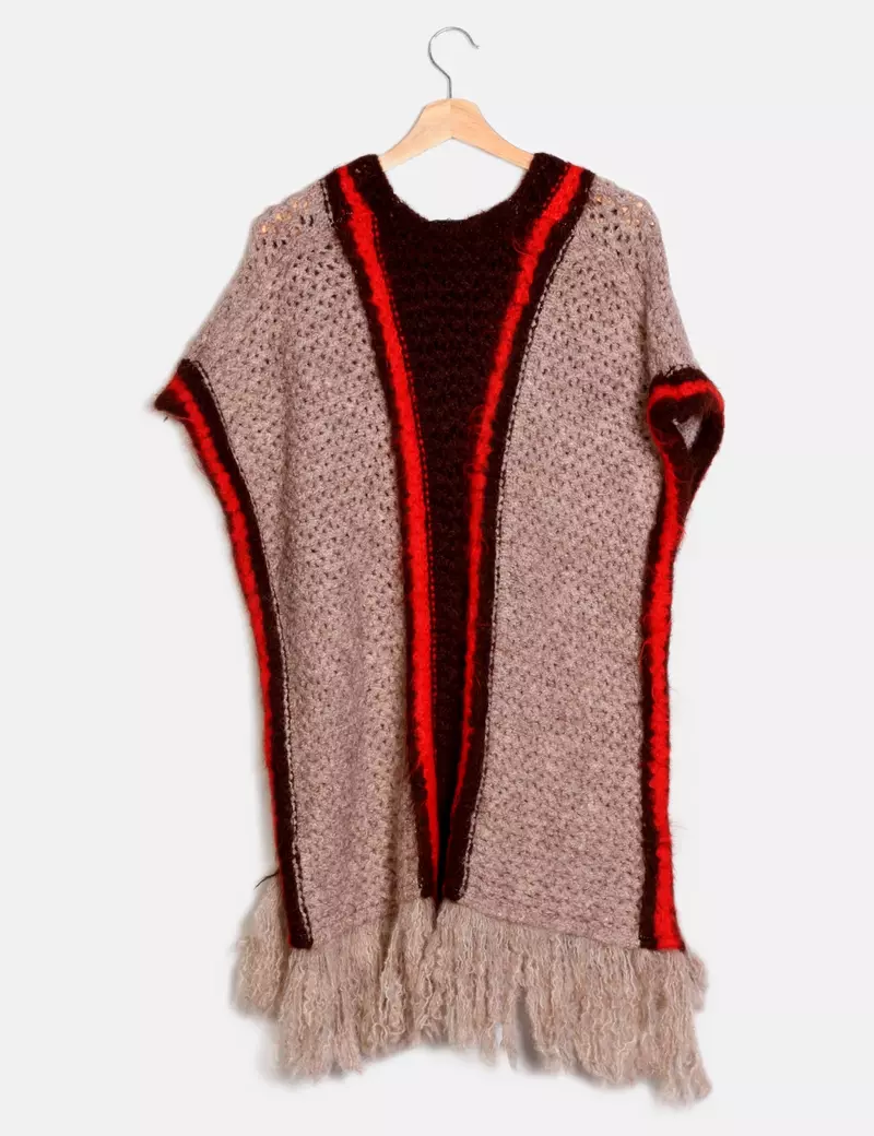 Zara Capa y poncho de punto