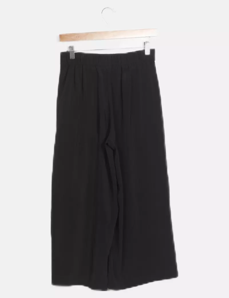 Zara Pantalones de tela Fluido