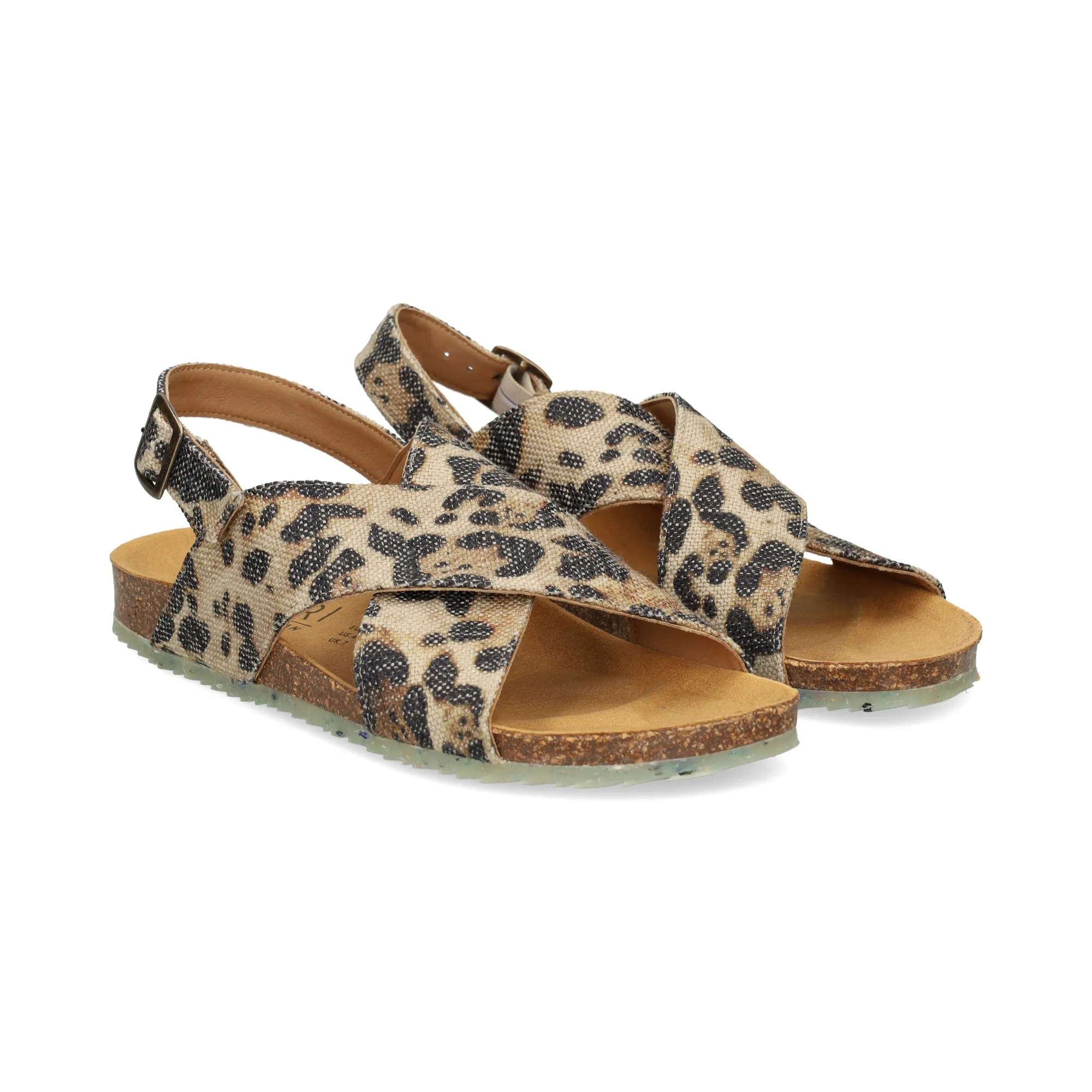 ZOURI Sandalias planas de Mujer CORAL