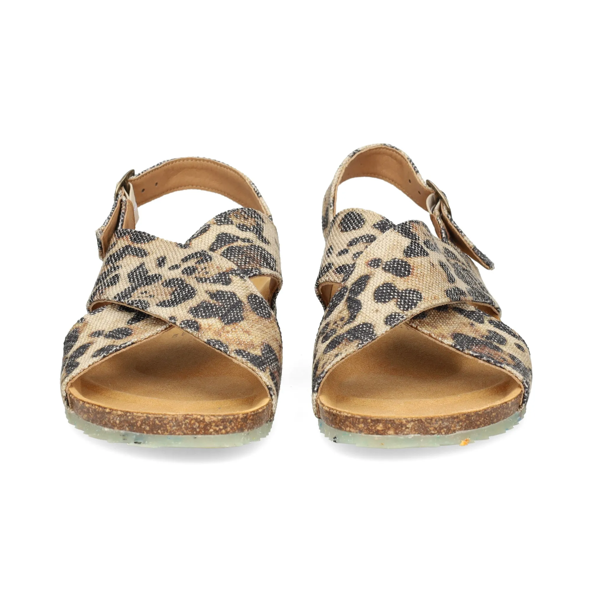 ZOURI Sandalias planas de Mujer CORAL