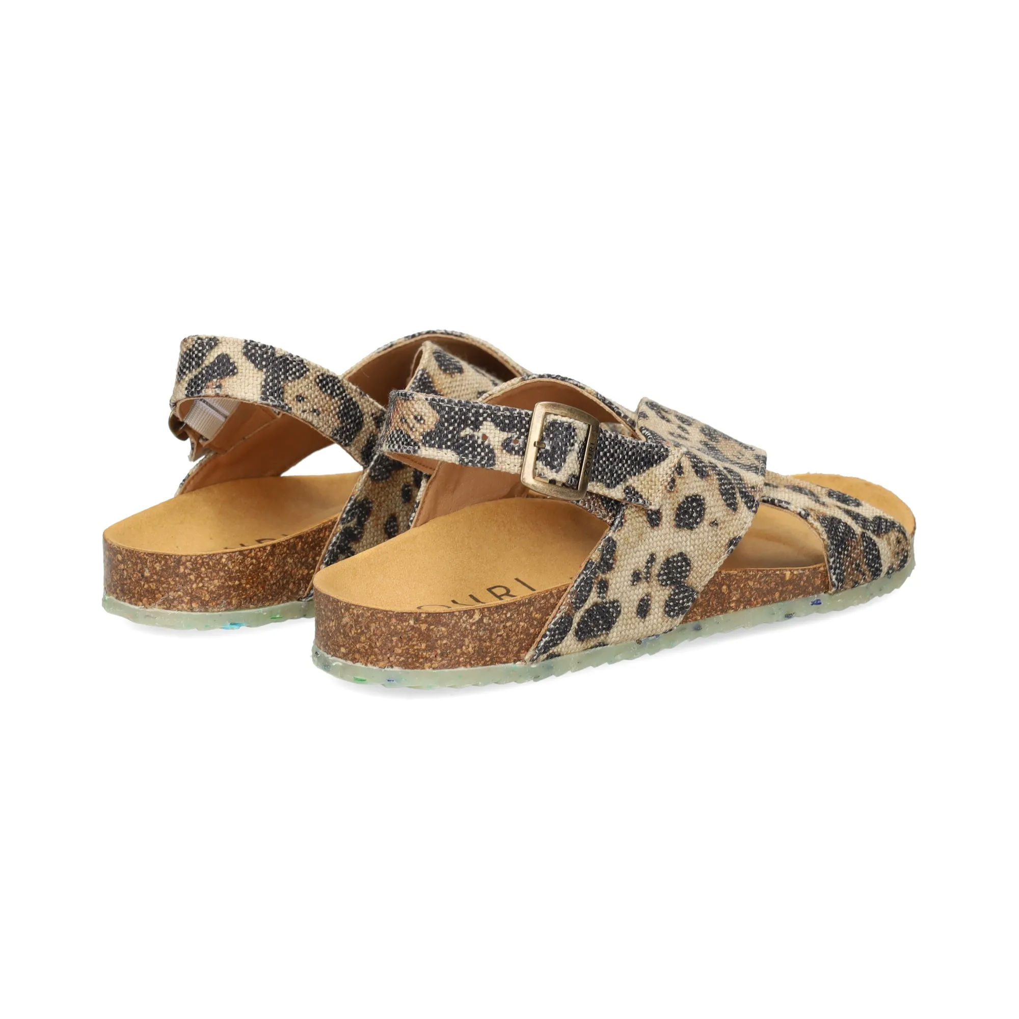 ZOURI Sandalias planas de Mujer CORAL