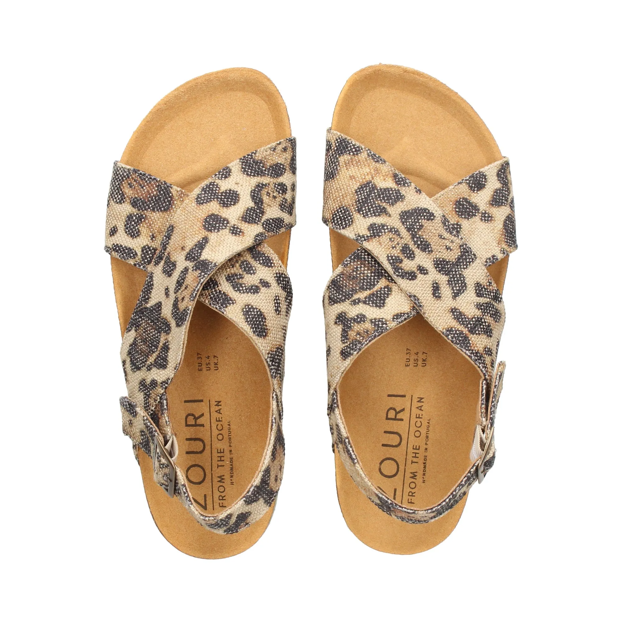 ZOURI Sandalias planas de Mujer CORAL